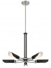 Minka P1695-691 - TURBINE - 5 LIGHT CHANDELIER