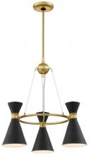 Minka P1823-248 - CONIC - 3 LIGHT CHANDELIER