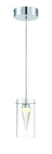 Minka P20-077-L - FUNNEL CLOUD - 1 LIGHT LED MINI PENDANNT