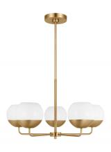 Visual Comfort 3168105EN3-848 - Alvin Five Light Chandelier