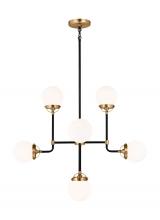 Visual Comfort 3187908-848 - Cafe Eight Light Small Chandelier