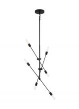 Visual Comfort 3200506-112 - Axis Six Light Large Chandelier