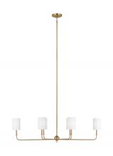 Visual Comfort 3609306EN-848 - Foxdale Six Light Linear Chandelier