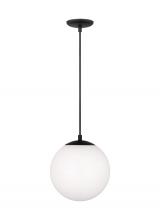 Visual Comfort 6020EN3-112 - Leo - Hanging Globe Medium One Light Pendant with White Glass