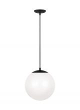 Visual Comfort 6022EN3-112 - Leo - Hanging Globe Large One Light Pendant with White Glass