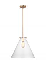 Visual Comfort 6592101EN7-848 - Kate One Light Cone Pendant