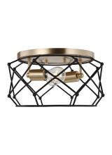 Visual Comfort 7534102-848 - Zarra Two Light Flush Mount
