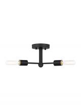Visual Comfort 7700503-112 - Axis Three Light Semi-Flush Mount