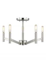 Visual Comfort 7724305-962 - Vector Five Light Semi-Flush Mount