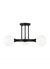 Visual Comfort 7761603-112 - Clybourn Three Light Semi-Flush Mount