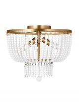 Visual Comfort 7780703-848 - Jackie Three Light Semi-Flush Mount