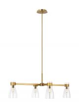 Visual Comfort AEC1014BBS - Moritz Four Light Linear Chandelier