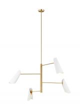 Visual Comfort AEC1024BBSMWT - Tresa Four Light Chandelier