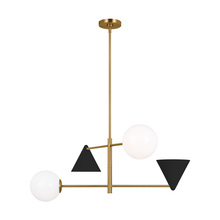 Visual Comfort AEC1104MBKBBS - Cosmo Large Chandelier