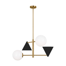 Visual Comfort AEC1114MBKBBS - Cosmo Medium Chandelier