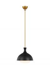 Visual Comfort AEP1021BBSMBK - Lucerne One Light Medium Pendant