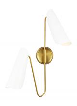 Visual Comfort AEW1002BBSMWT - Tresa Two Light Sconce