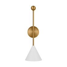 Visual Comfort AEW1051MWTBBS - Cosmo Large Sconce