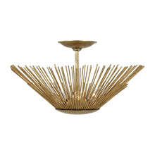 Visual Comfort AF1083ADB - Helios Large Semi-Flush Mount