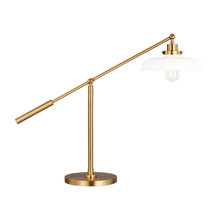 Visual Comfort CT1111MWTBBS1 - Wellfleet Wide Desk Lamp