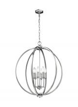 Visual Comfort F3061/6PN - Corinne Large Pendant