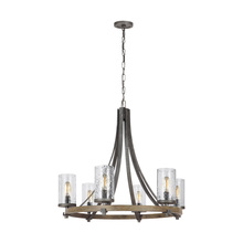 Visual Comfort F3134/6DWK/SGM - Angelo Medium Chandelier