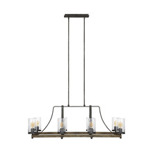Visual Comfort F3136/8DWK/SGM - Angelo Linear Chandelier