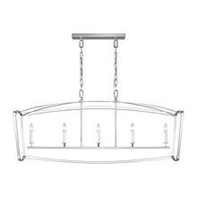 Visual Comfort F3326/5PN - Thayer Linear Chandelier