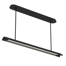 Visual Comfort KC1091MBK - Carson One Light Linear Chandelier