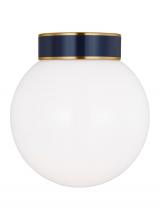 Visual Comfort KSF1051BBSNVY - Monroe Small Flush Mount