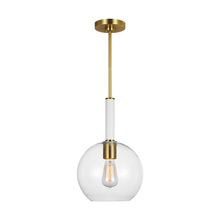 Visual Comfort KSP1061BBSGW - Monroe Round Pendant