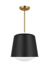 Visual Comfort KSP1141MBK - Draper Small Pendant