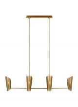 Visual Comfort LXC1066BBS - Plivot Large Linear Chandelier