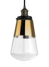 Visual Comfort P1372PAGB/DWZ - Waveform Mini-Pendant