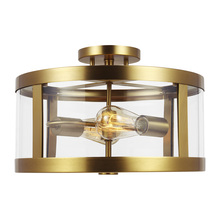 Visual Comfort SF341BBS - Harrow Medium Semi-Flush Mount