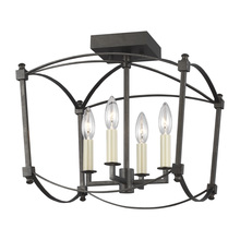 Visual Comfort SF350SMS - Thayer Semi-Flush Mount