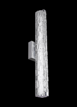 Visual Comfort WB1869CH-L1 - Cutler 24" Staggered Glass LED Vanity