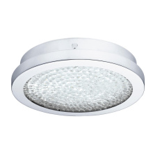 Eglo 202509A - LED Ceiling Light w/ Chrome Finish & Clear Glass Shade w/ Clear Glass Crystal Stones