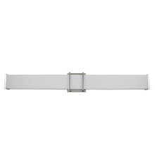 Eglo 204128A - 1 LT Integrated LED Bath/Vanity Light w/ Chrome Finish & White Acrylic Shade