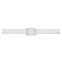 Eglo 204134A - 1 LT Integrated LED Bath/Vanity Light w/ Chrome Finish & White Acrylic Shade