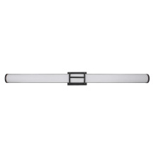 Eglo 204135A - 1 LT Integrated LED Bath/Vanity Light w/ Black Finish & White Acrylic Shade