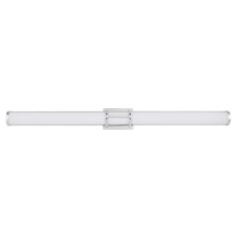 Eglo 204136A - LED Bath/Vanity Light w/ Chrome Finish & White Acrylic Shande