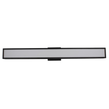 Eglo 204141A - 1 LT Integrated LED Bath/Vanity Light w/ Black Finish & White Acrylic Shade