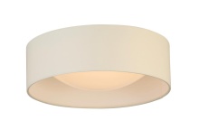 Eglo 204719A - Integrated LED 12" Ceiling Light w/ White Fabric Shade & White Acrylic Diffuser