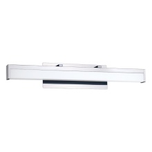 Eglo 205128A - 1 LT Integrated LED Bath/Vanity Light w/Chrome Finish & White Acrylic Shade