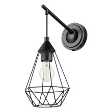Eglo 205306A - 1 LT Open Frame Geometric Wall Light w/ a Matte Black Finish