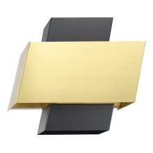 Eglo 205839A - 1 LT Wall Light w/ a Black & Brushed Brass Finish