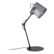Eglo 205888A - 1 LT Table Lamp w/ Black Finish & Grey Shade