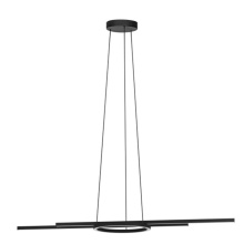 Eglo 206017A - 3 LT LED Pendant w/ Black Finish & White Diffusers