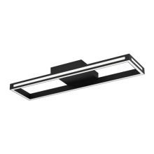 Eglo 206019A - 1 LT Integrated LED Ceiling Light w/ Black Finish & White Diffuser